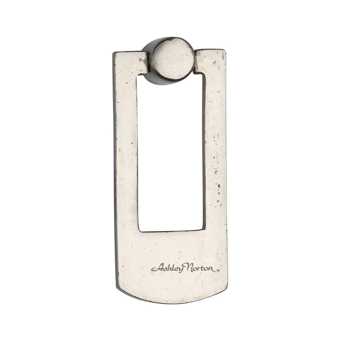 Solid Bronze 3.5" Long Rustic Farmhouse Rectangular Drop Ring Knob