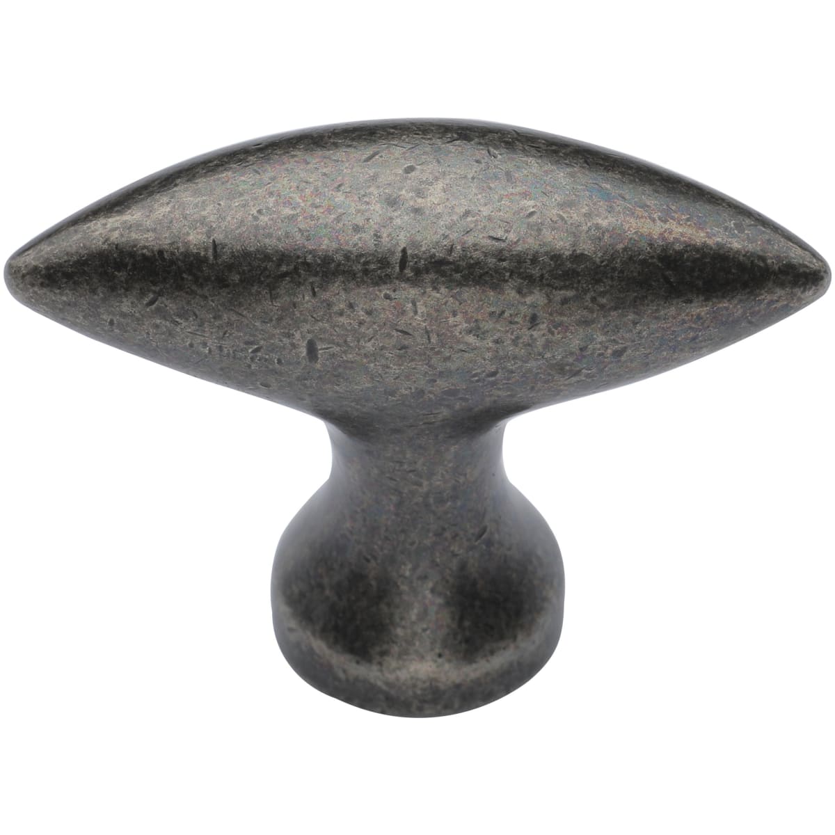 Ashley Norton - WM.112 2 - Solid Bronze Cleat 2 Inch Oval Cabinet Knob in White Medium
