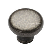 Artisanal Rustic 1-1/4" Round Solid Bronze Cabinet Knob