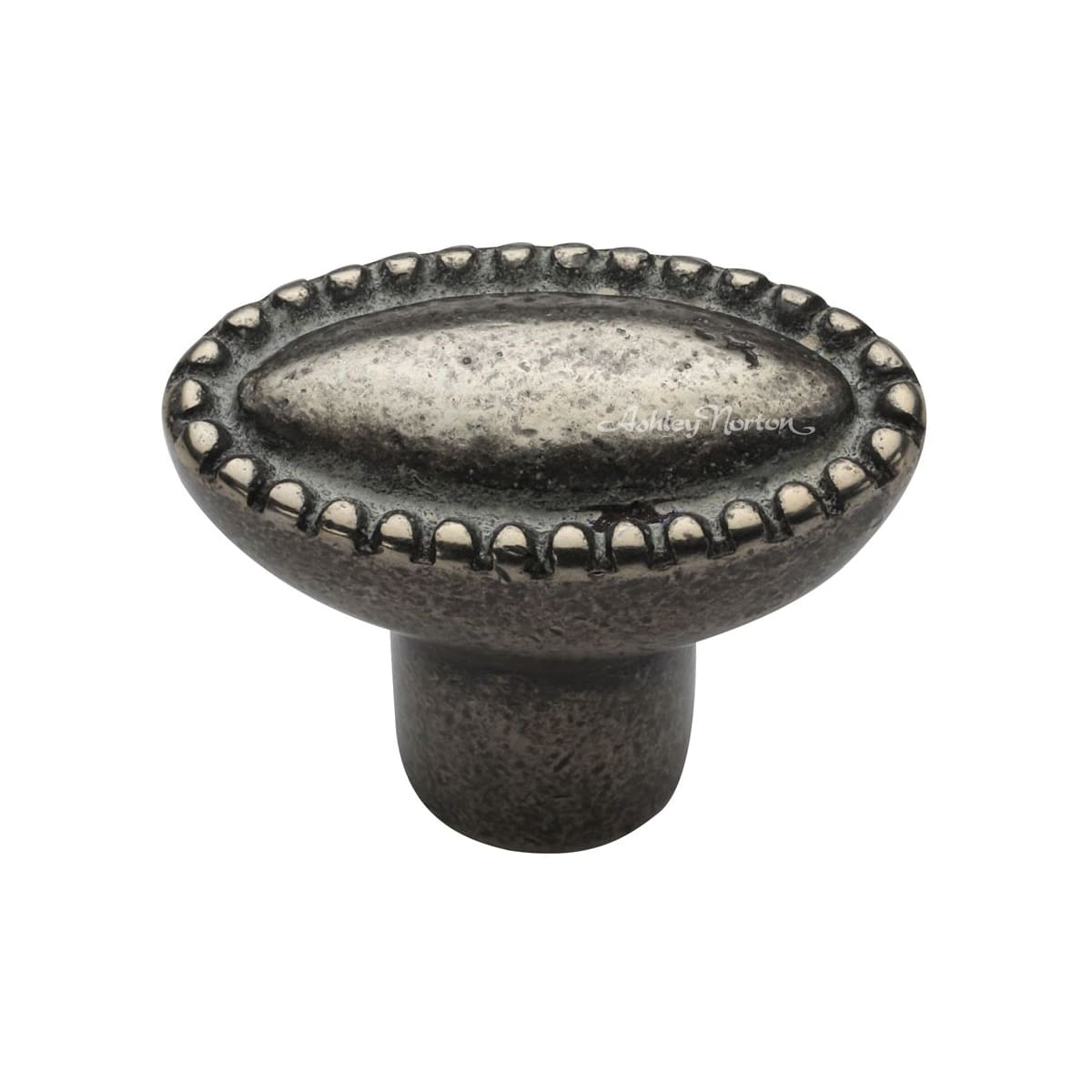 Solid Bronze Opal 1-1/2 Inch Oval Cabinet Knob