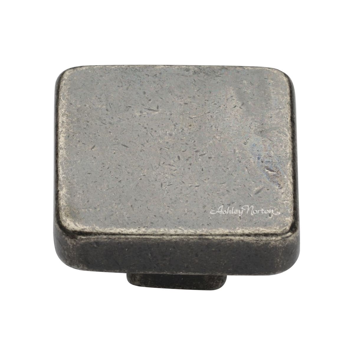 Solid Bronze Rustic 1-1/2 Inch Square Cabinet Knob
