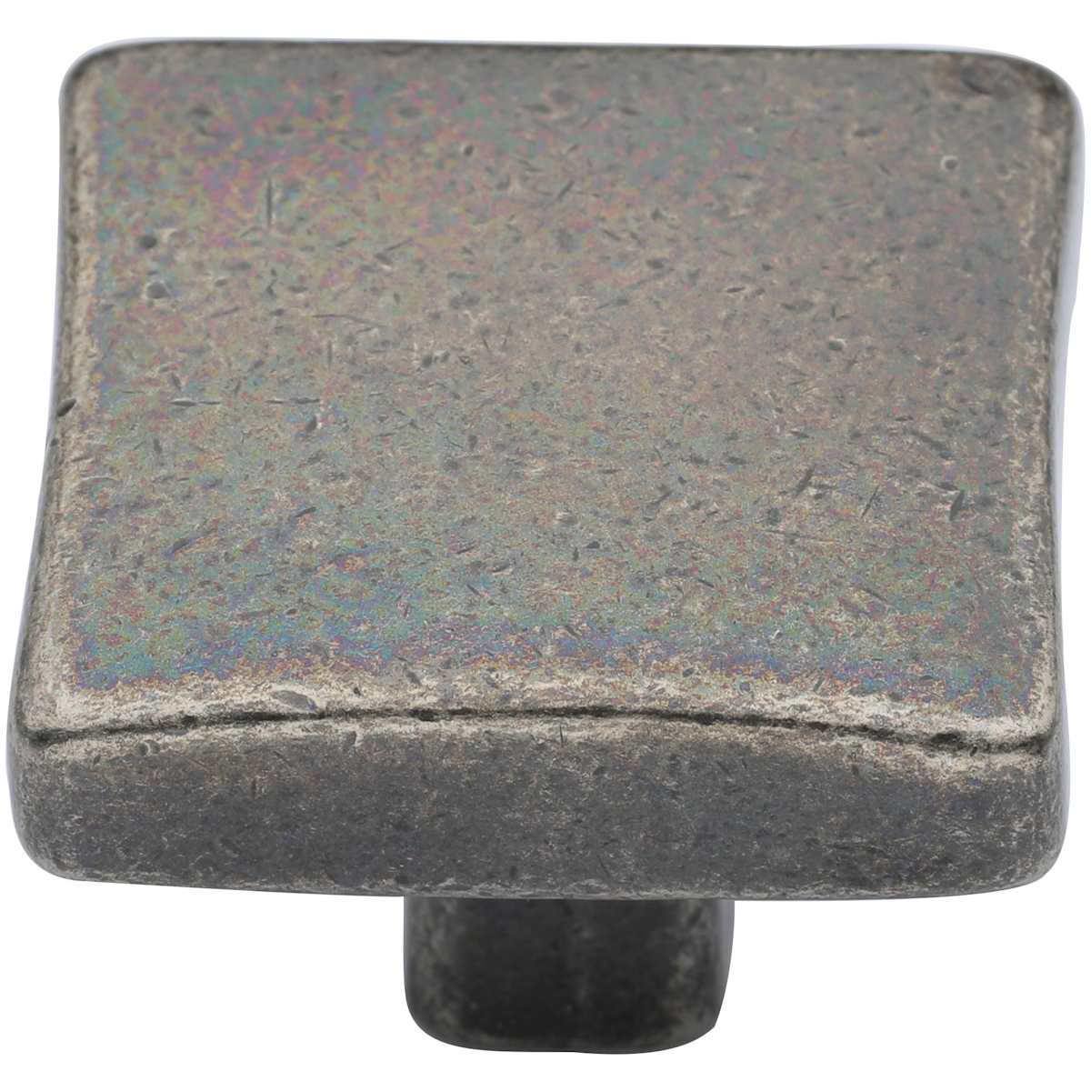 Solid Bronze Puffed 1-1/2 Inch Square Cabinet Knob