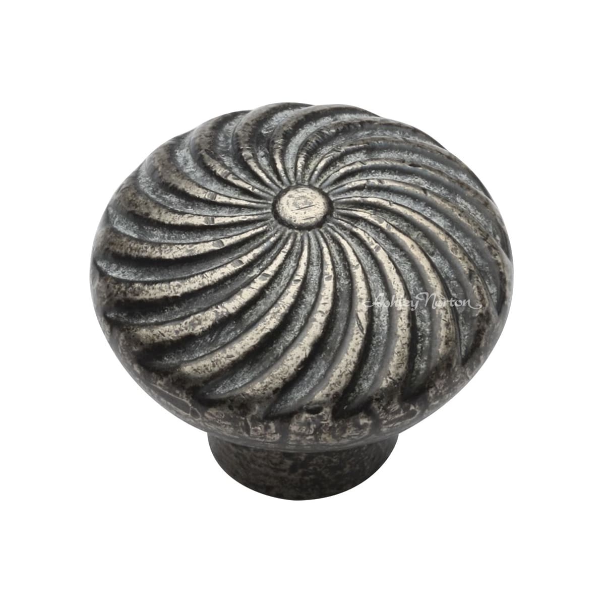 Ashley Norton - WM.3891 11/4 - Solid Bronze Wheel 1-1/4 Inch Mushroom Cabinet Knob in White Medium