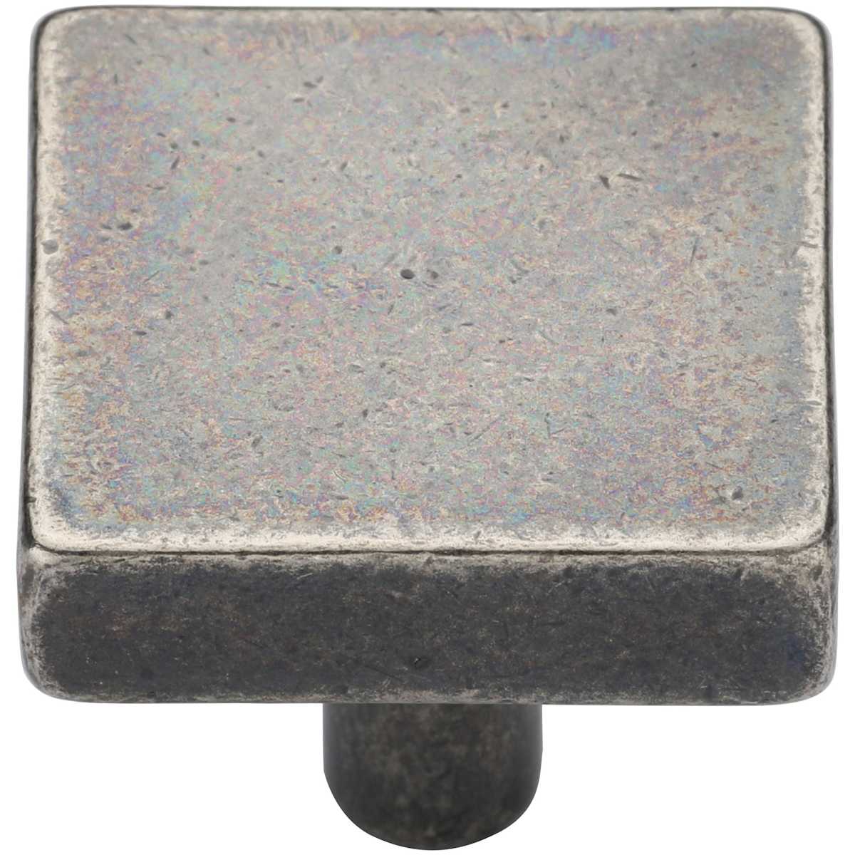 Ashley Norton - WM.3897 11/2 - Solid Bronze Disc 1-1/2 Inch Square Cabinet Knob in White Medium