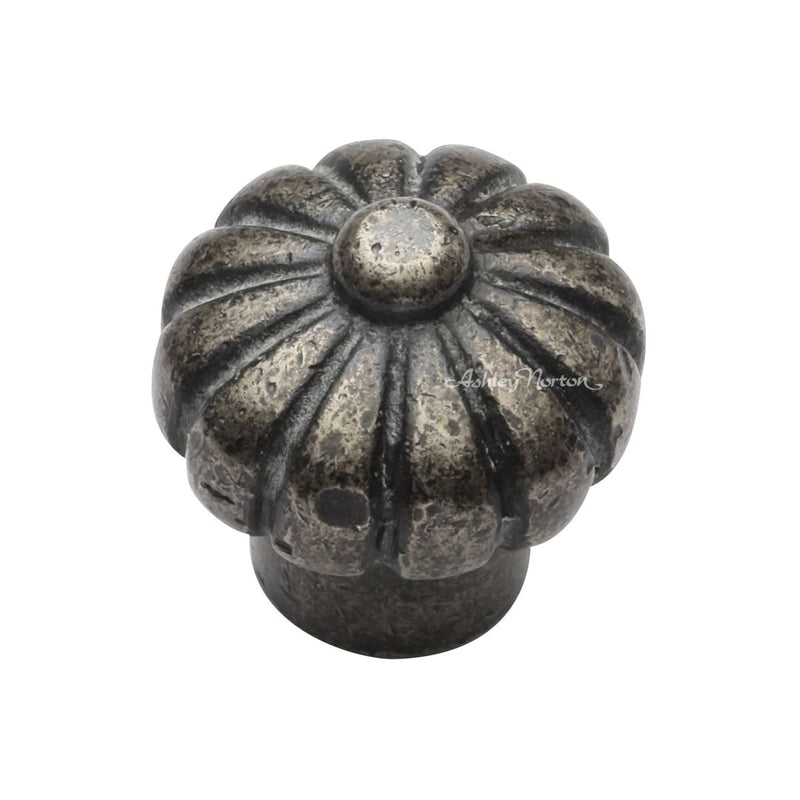 Solid Bronze Petal 1-3/8 Inch Mushroom Cabinet Knob