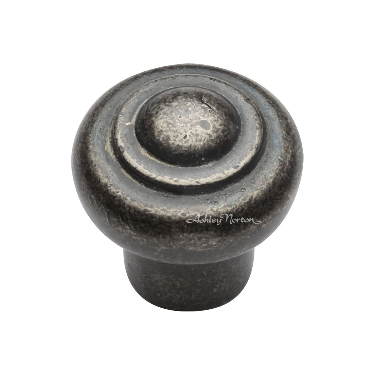 Ashley Norton - WM.3985 11/4 - Solid Bronze Beaded 1-1/4 Inch Mushroom Cabinet Knob in White Medium