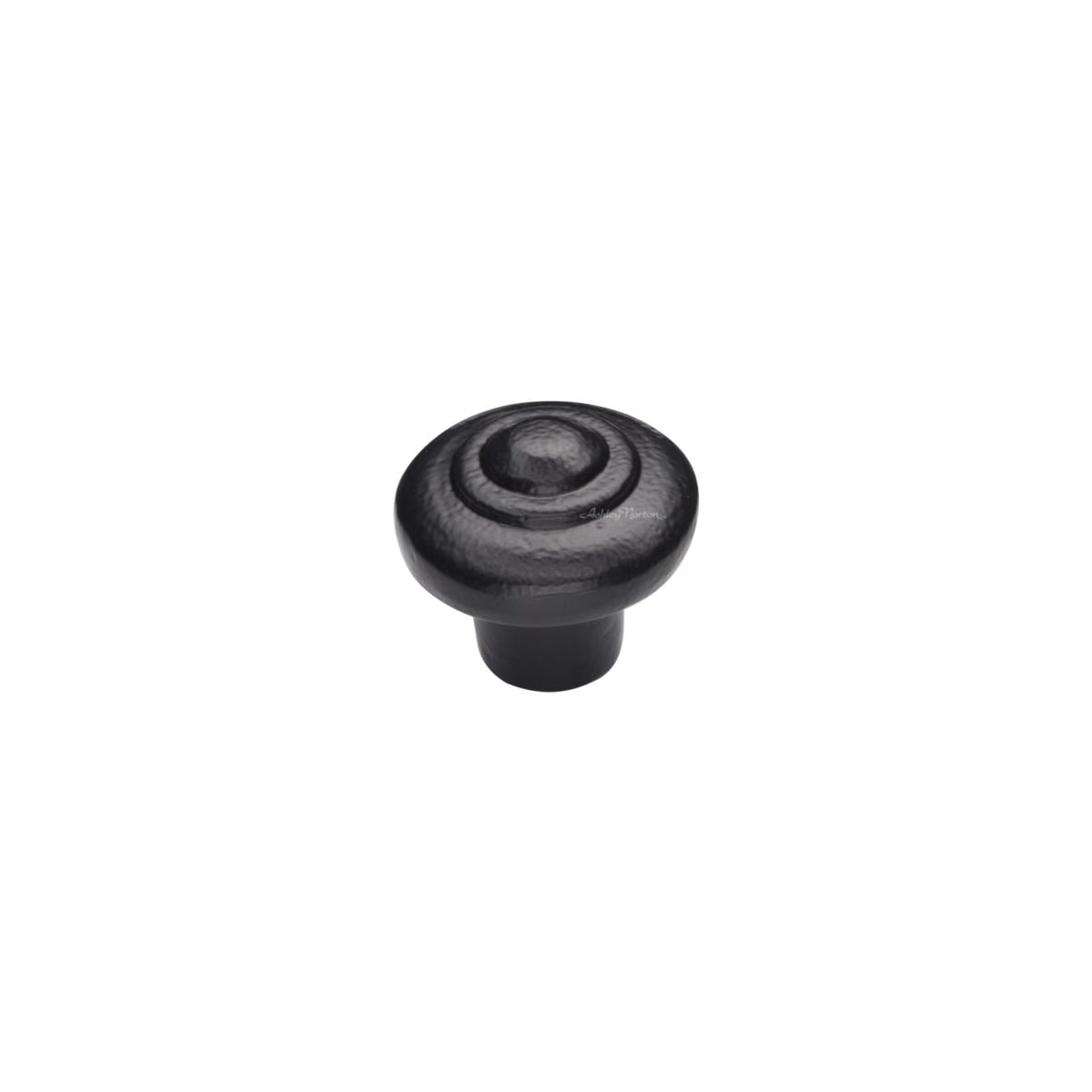 Solid Bronze Beaded 1-1/4 Inch Mushroom Cabinet Knob