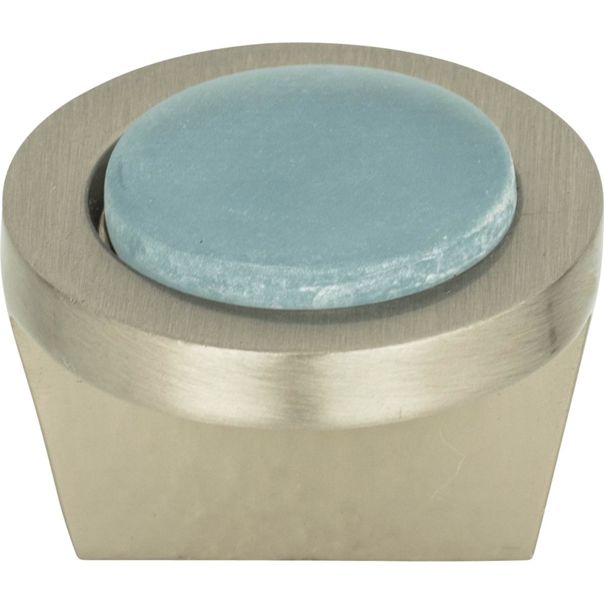 Atlas Homewares - 229-BLK-CH - Spa 1-1/4 Inch Mushroom Cabinet Knob in Black / Polished Chrome