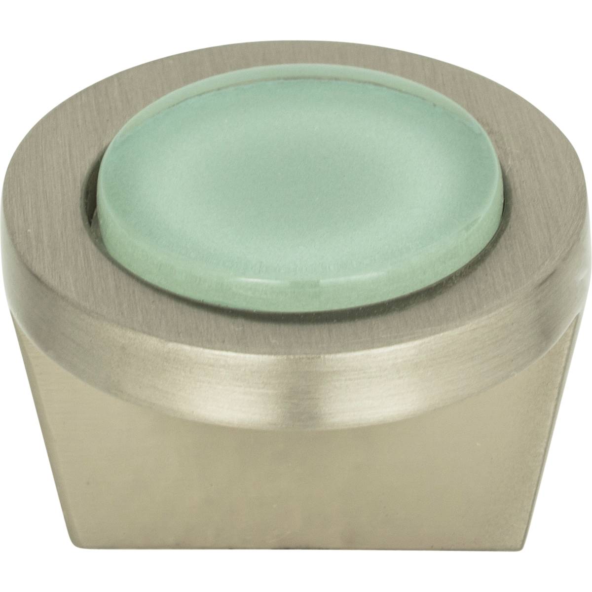 Atlas Homewares - 229-BLK-CH - Spa 1-1/4 Inch Mushroom Cabinet Knob in Black / Polished Chrome
