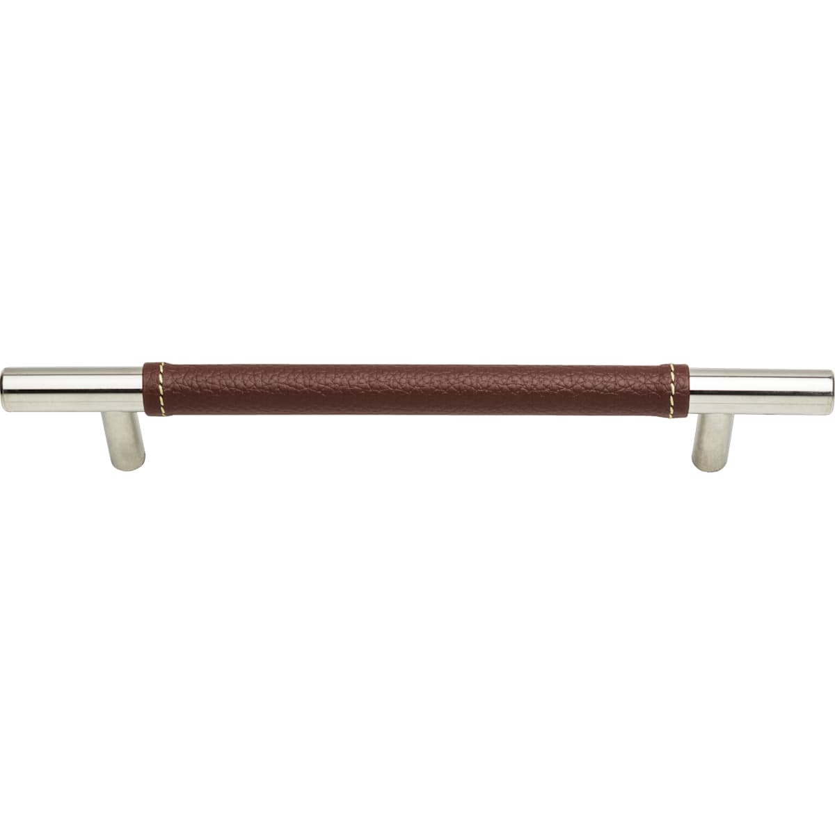 Atlas Homewares - 281-BL-CH - Zanzibar 6-5/16 Inch Center to Center Bar Cabinet Pull in Black / Polished Chrome
