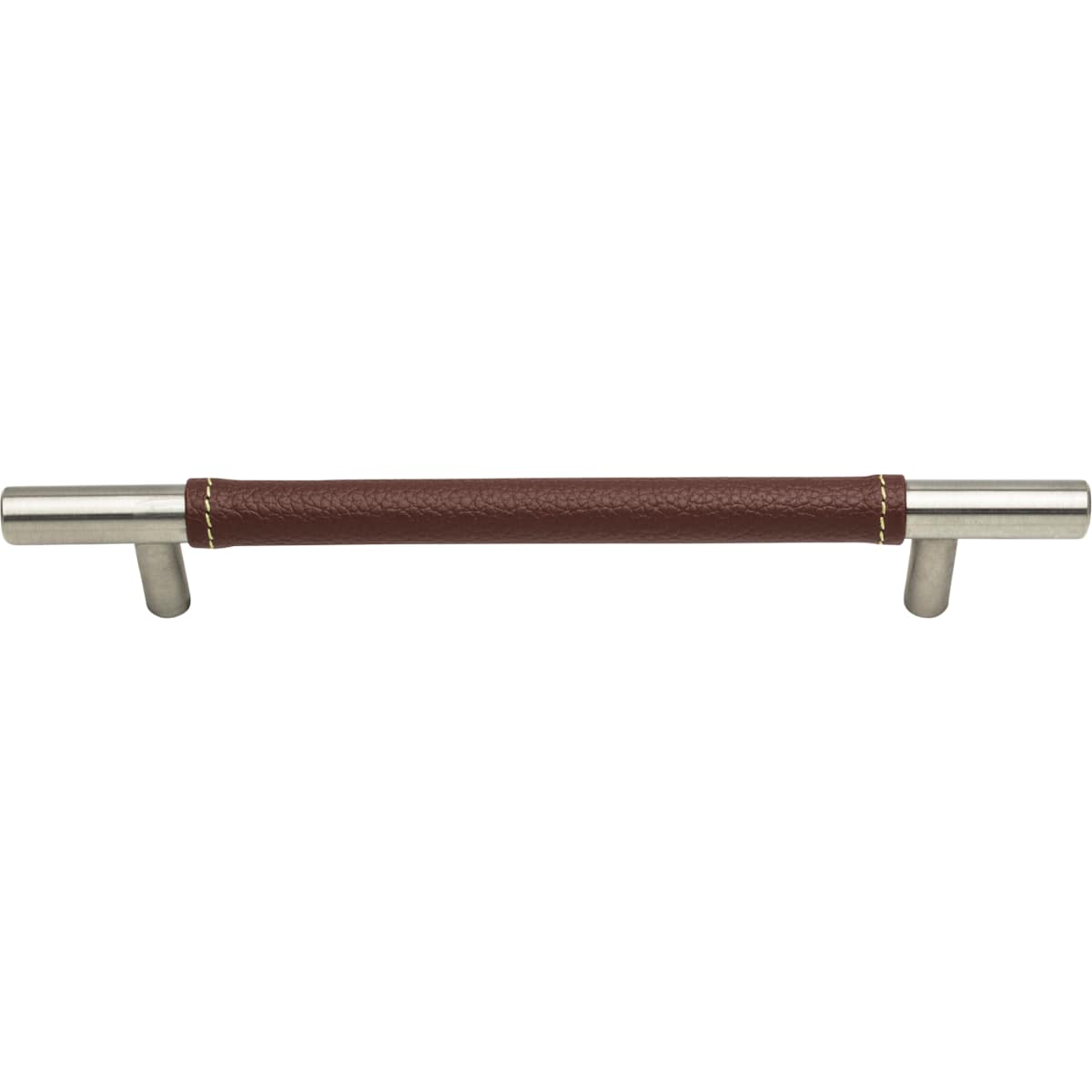 Atlas Homewares - 281-BL-CH - Zanzibar 6-5/16 Inch Center to Center Bar Cabinet Pull in Black / Polished Chrome