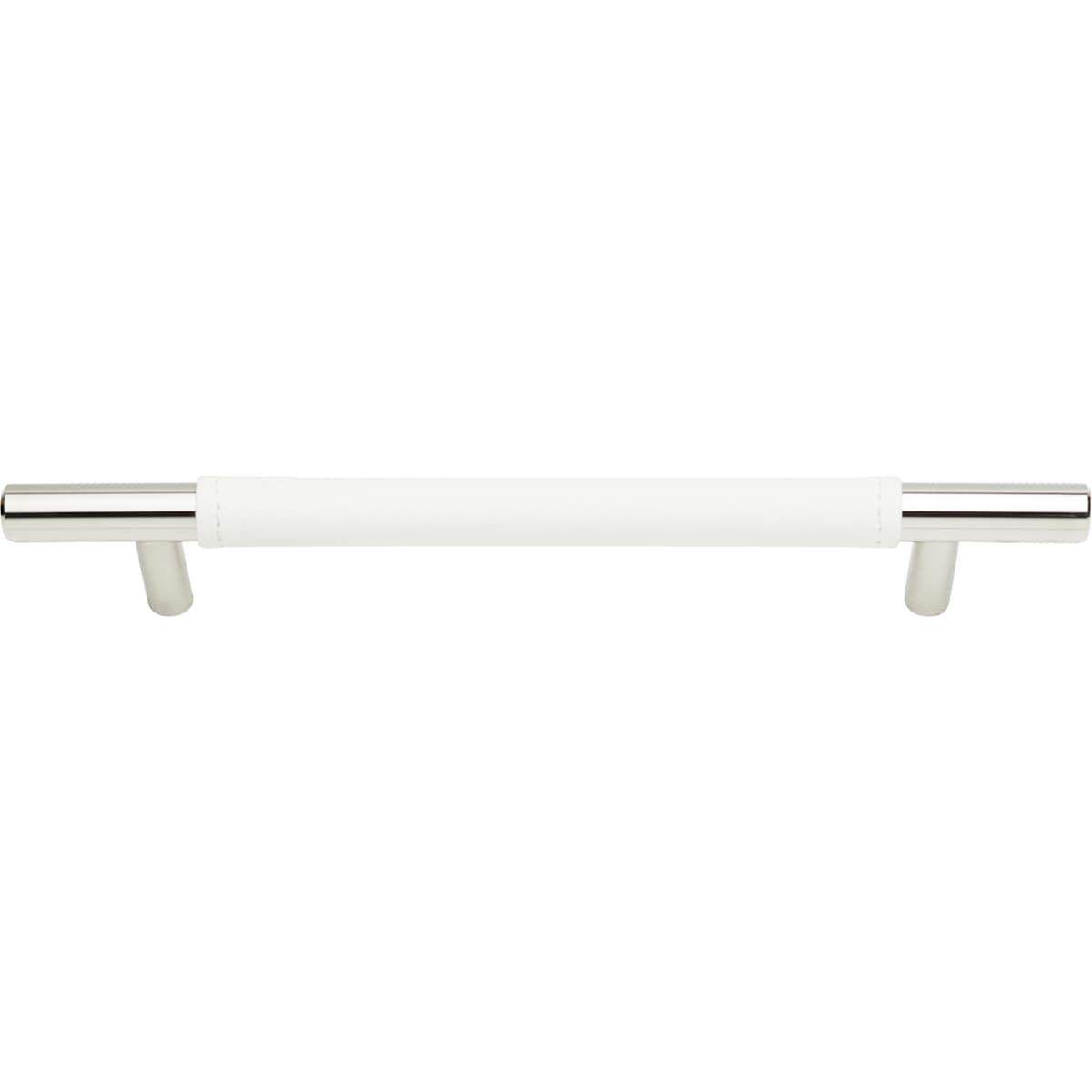 Atlas Homewares - 281-BL-CH - Zanzibar 6-5/16 Inch Center to Center Bar Cabinet Pull in Black / Polished Chrome