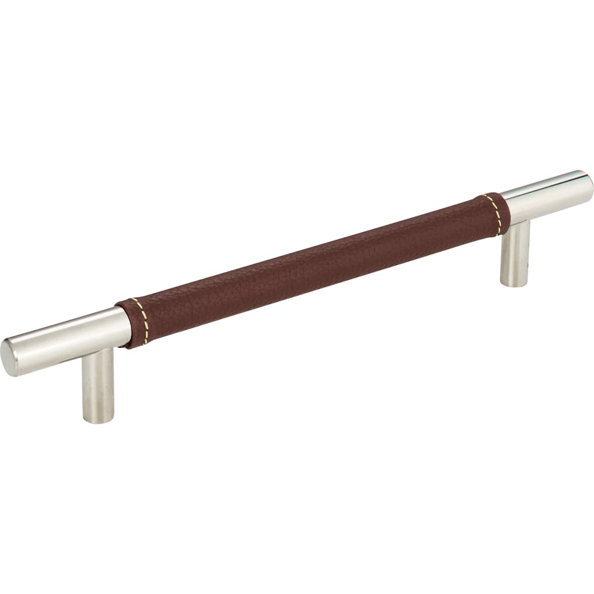Atlas Homewares - 281-BL-CH - Zanzibar 6-5/16 Inch Center to Center Bar Cabinet Pull in Black / Polished Chrome