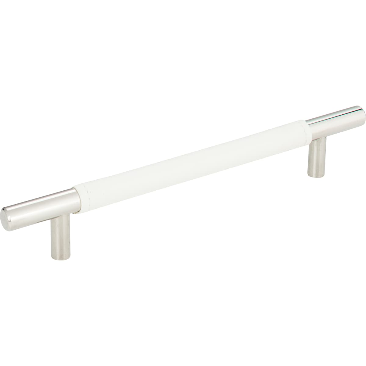 Atlas Homewares - 281-BL-CH - Zanzibar 6-5/16 Inch Center to Center Bar Cabinet Pull in Black / Polished Chrome