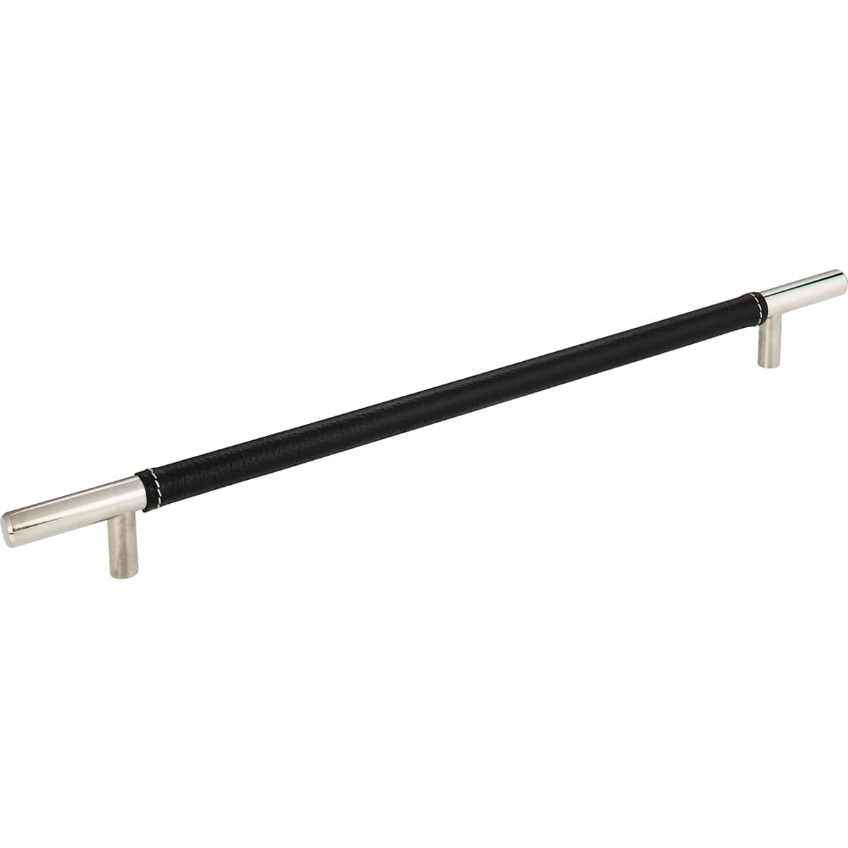 Atlas Homewares - 282-WT-SS - Zanzibar 11-5/16 Inch Center to Center Bar Cabinet Pull in White / Stainless Steel