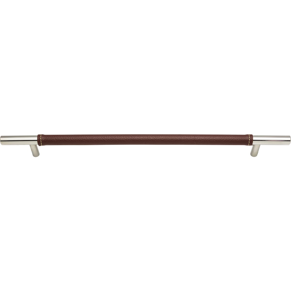 Atlas Homewares - 282-WT-SS - Zanzibar 11-5/16 Inch Center to Center Bar Cabinet Pull in White / Stainless Steel