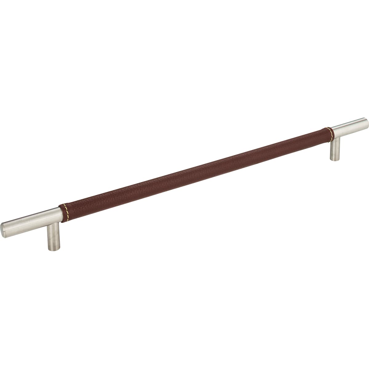 Atlas Homewares - 282-WT-SS - Zanzibar 11-5/16 Inch Center to Center Bar Cabinet Pull in White / Stainless Steel
