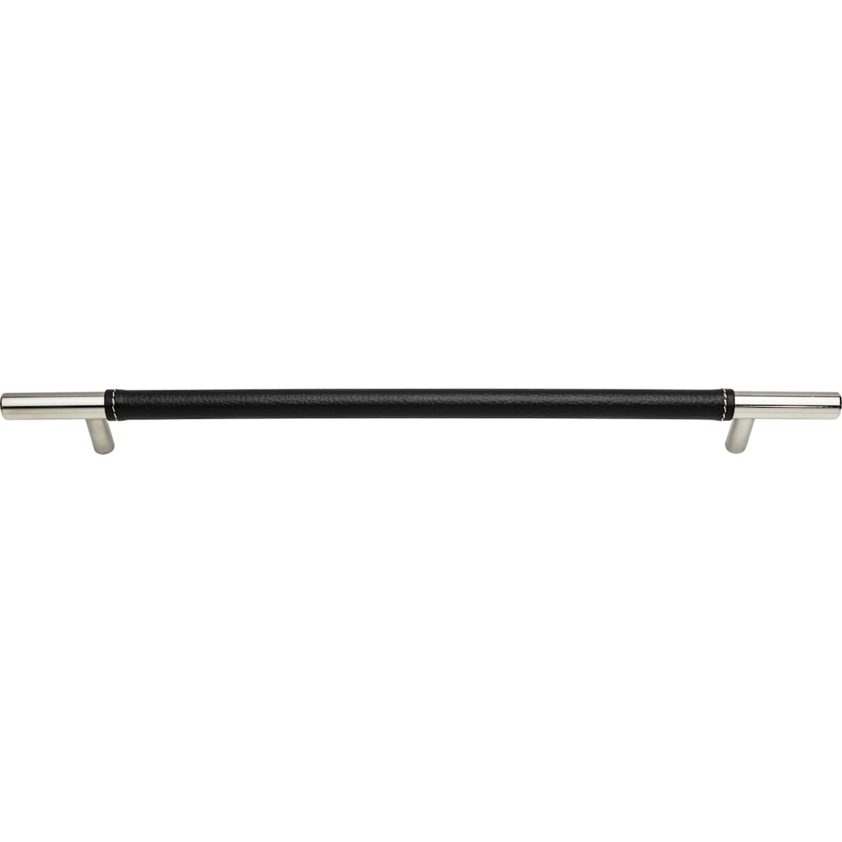 Atlas Homewares - 282-WT-SS - Zanzibar 11-5/16 Inch Center to Center Bar Cabinet Pull in White / Stainless Steel