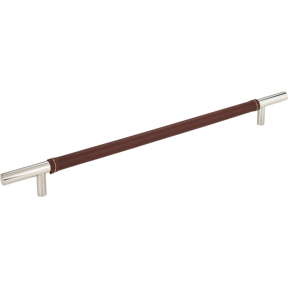Atlas Homewares - 282-WT-SS - Zanzibar 11-5/16 Inch Center to Center Bar Cabinet Pull in White / Stainless Steel