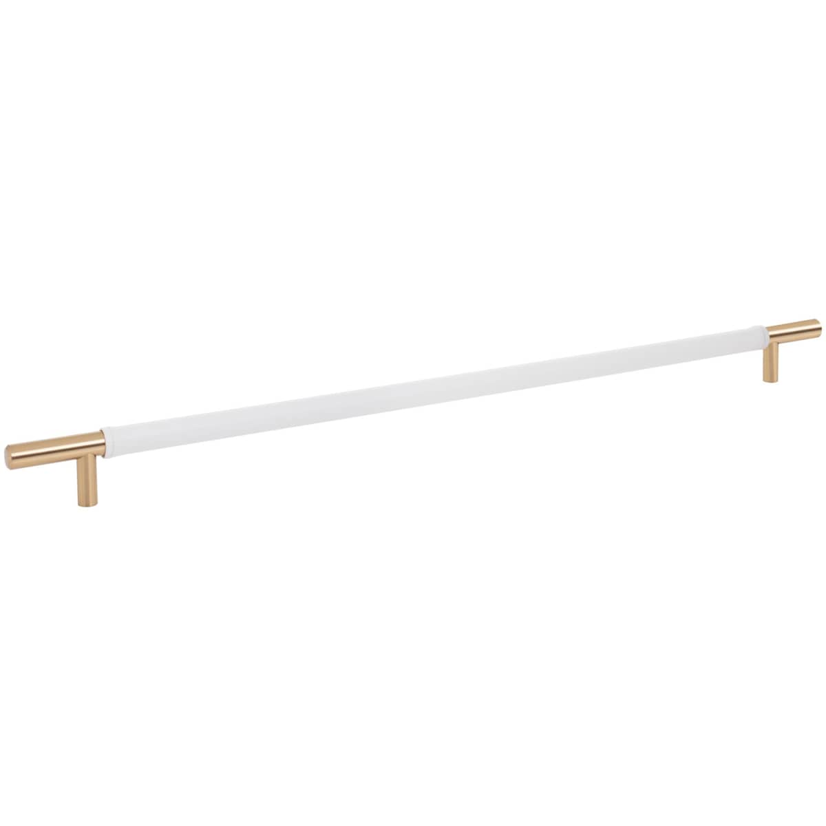 Atlas Homewares - AP05-WT-CH - Zanzibar 17 Inch Center to Center Appliance Pull in White / Polished Chrome