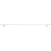 Atlas Homewares - AP05-WT-CH - Zanzibar 17 Inch Center to Center Appliance Pull in White / Polished Chrome