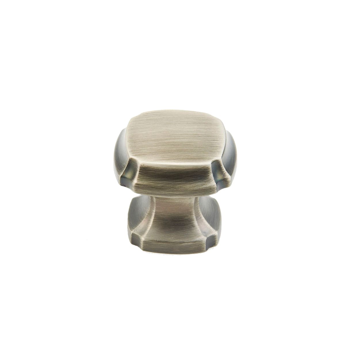 Empire Pack of (10) 1-1/4" Classical Traditional Square Cabinet Knobs / Drawer Knobs