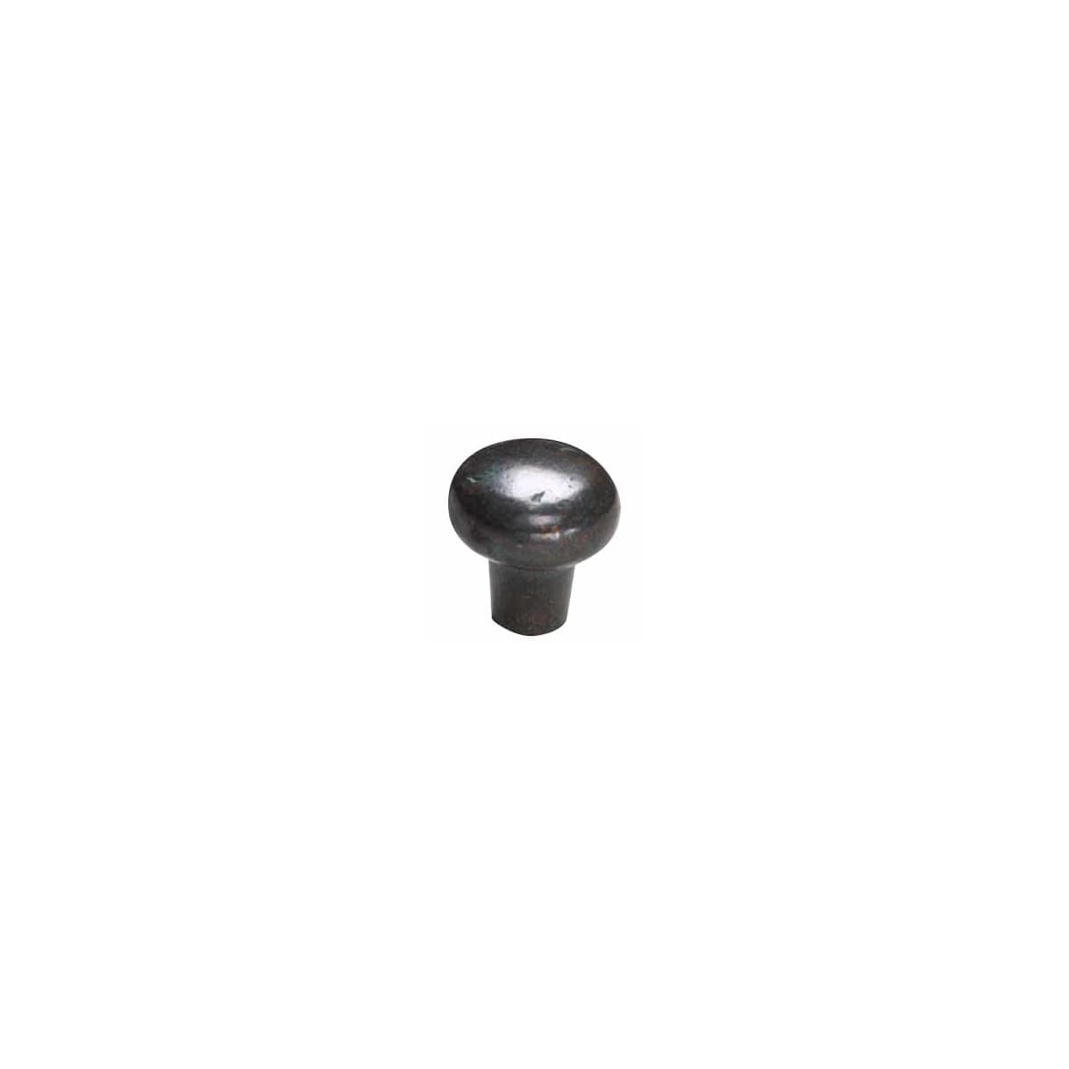 Schaub and Company - 771-NB - Mountain 1-1/4" Rustic Aged Round Solid Bronze Cabinet Knob - Made in Italy in Natural Bronze