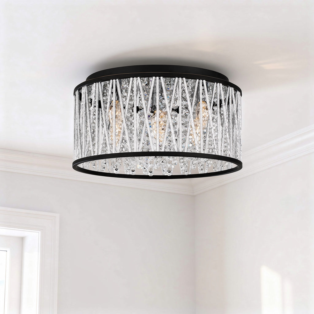 Celeste Five Light Flush Mount