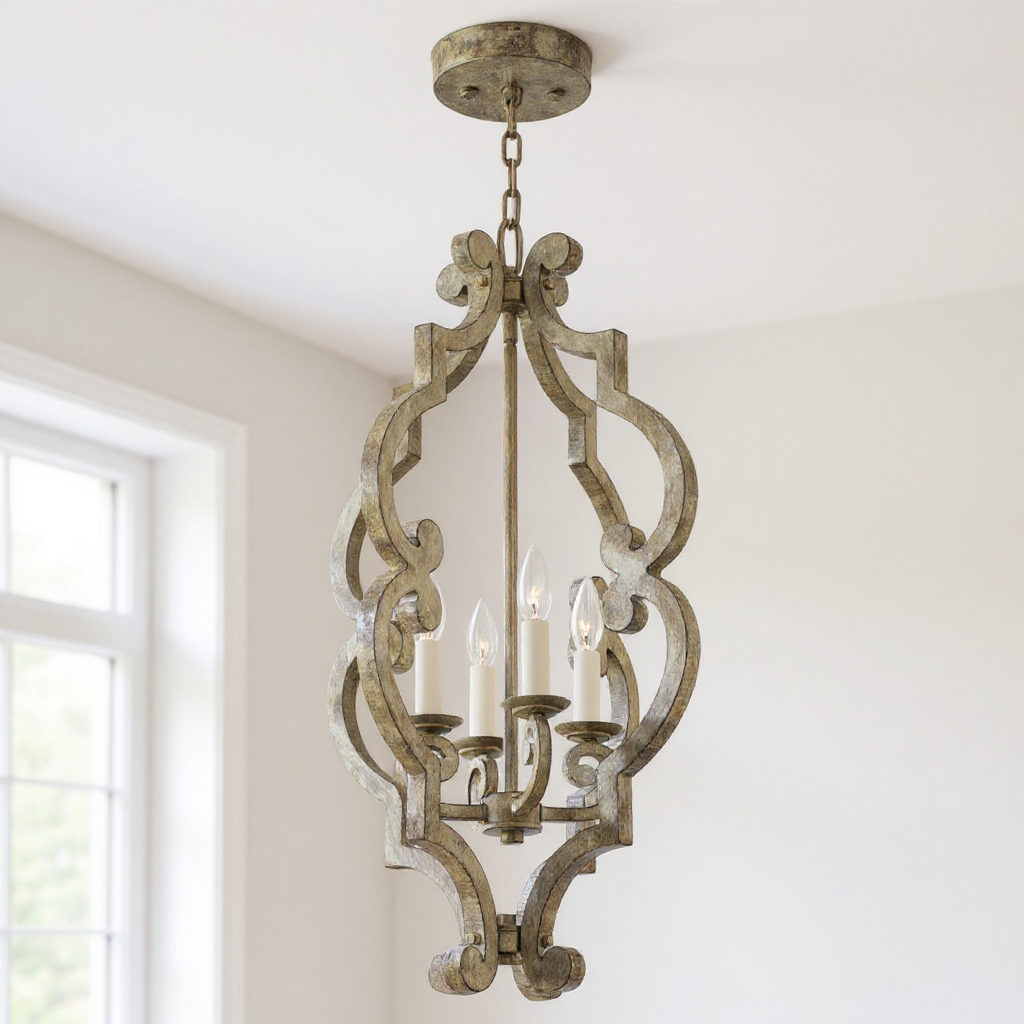 Hayman Bay Four Light Foyer Pendant