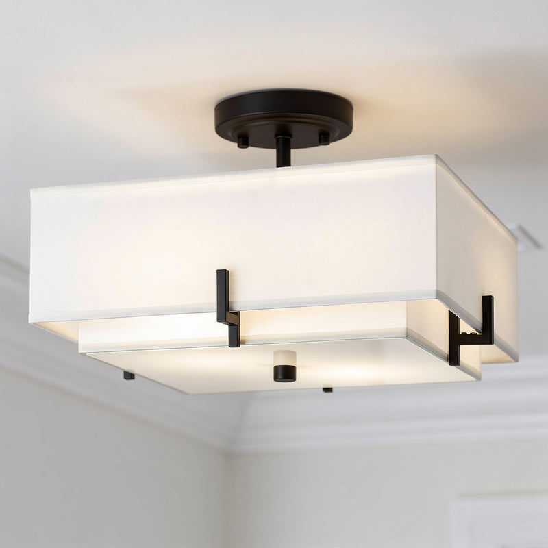 Quoizel Semi-Flush Mount Two Light Semi Flush Mount