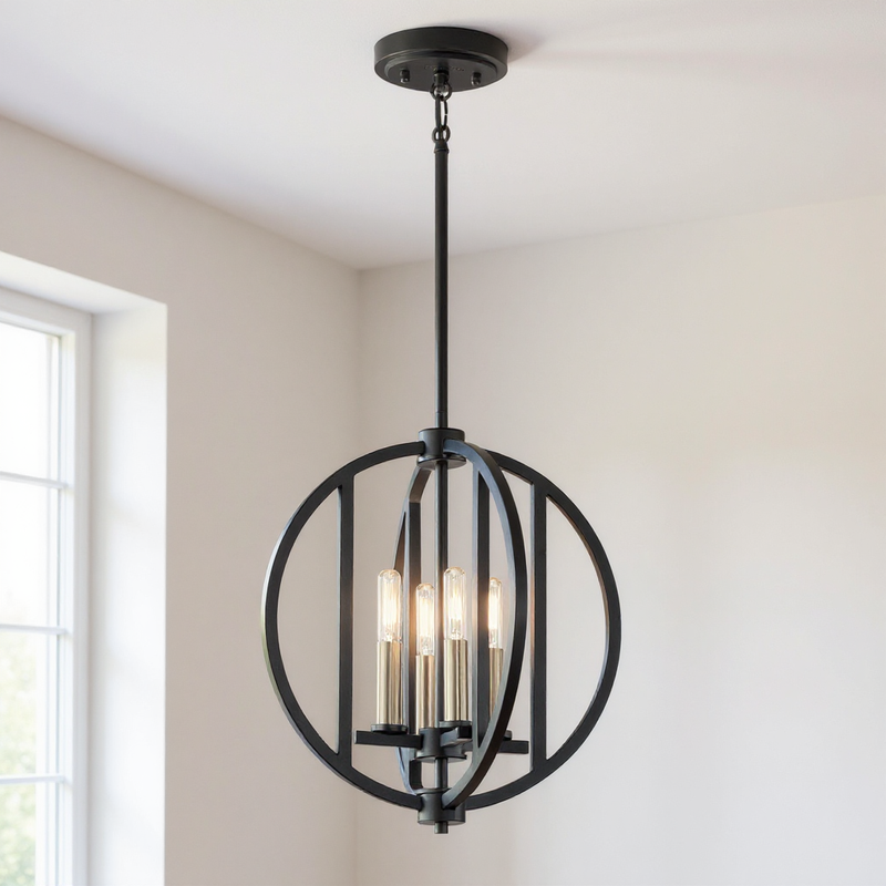 Samural Four Light Chandelier