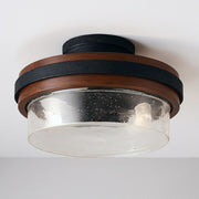 Grand Bank Two Light Semi Flush Mount