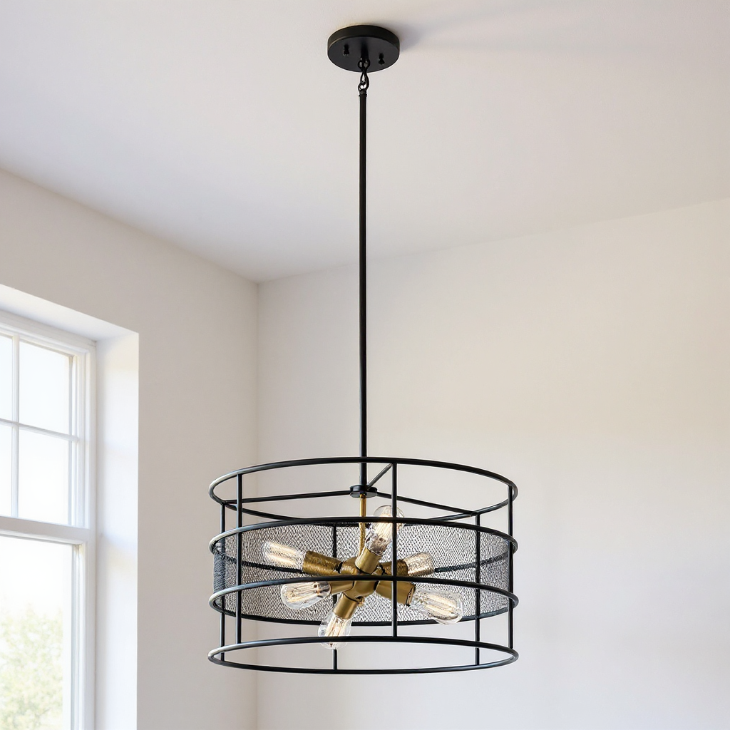 Piston Six Light Pendant
