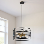Piston Six Light Pendant