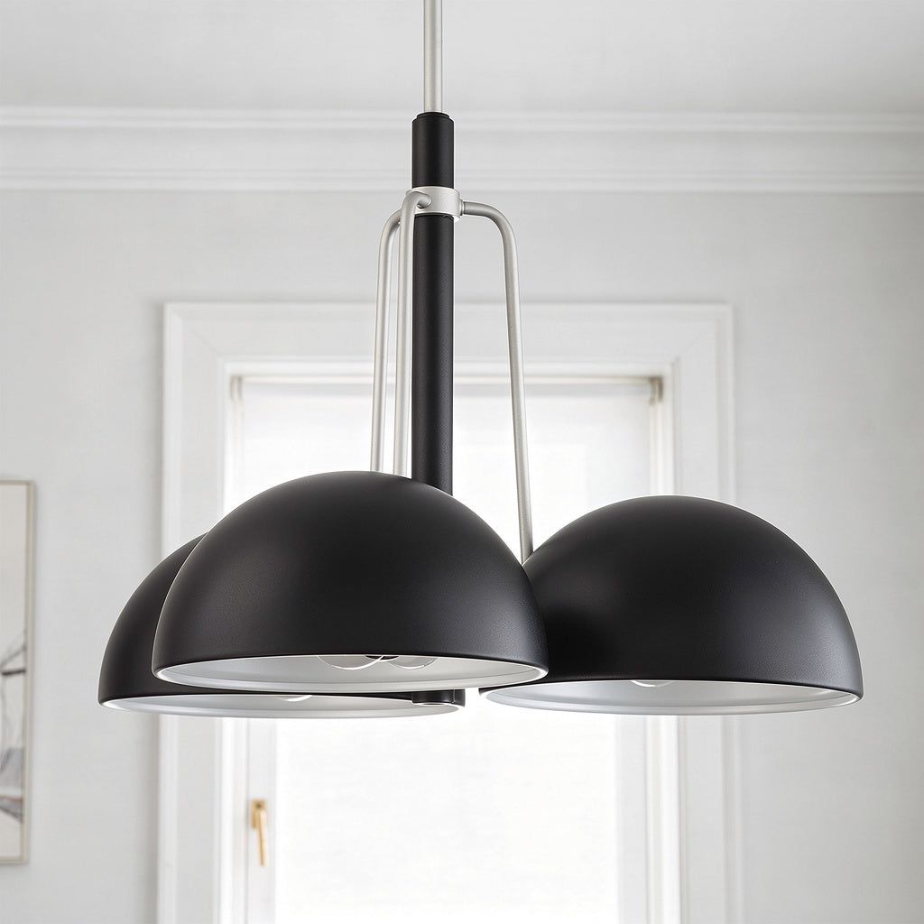Kahn Three Light Outdoor Chandelier