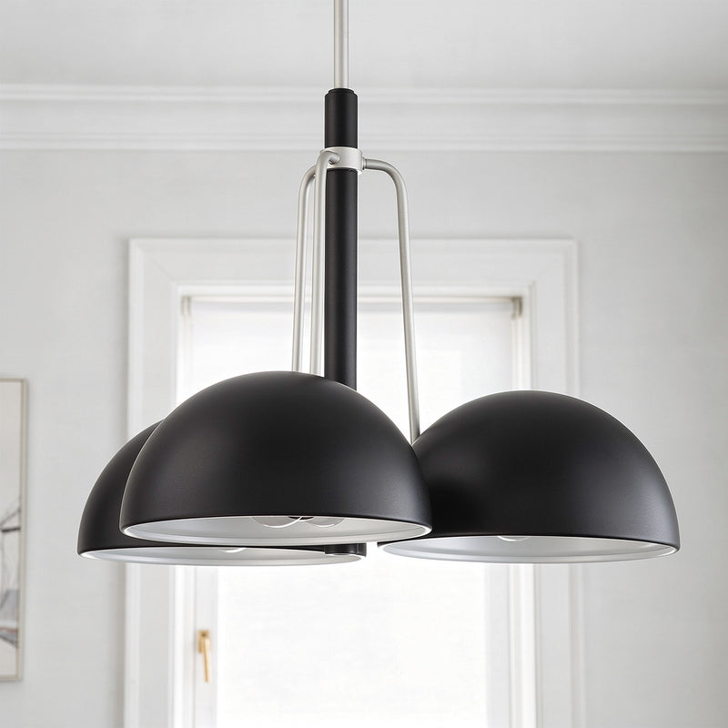 Kahn Three Light Outdoor Chandelier
