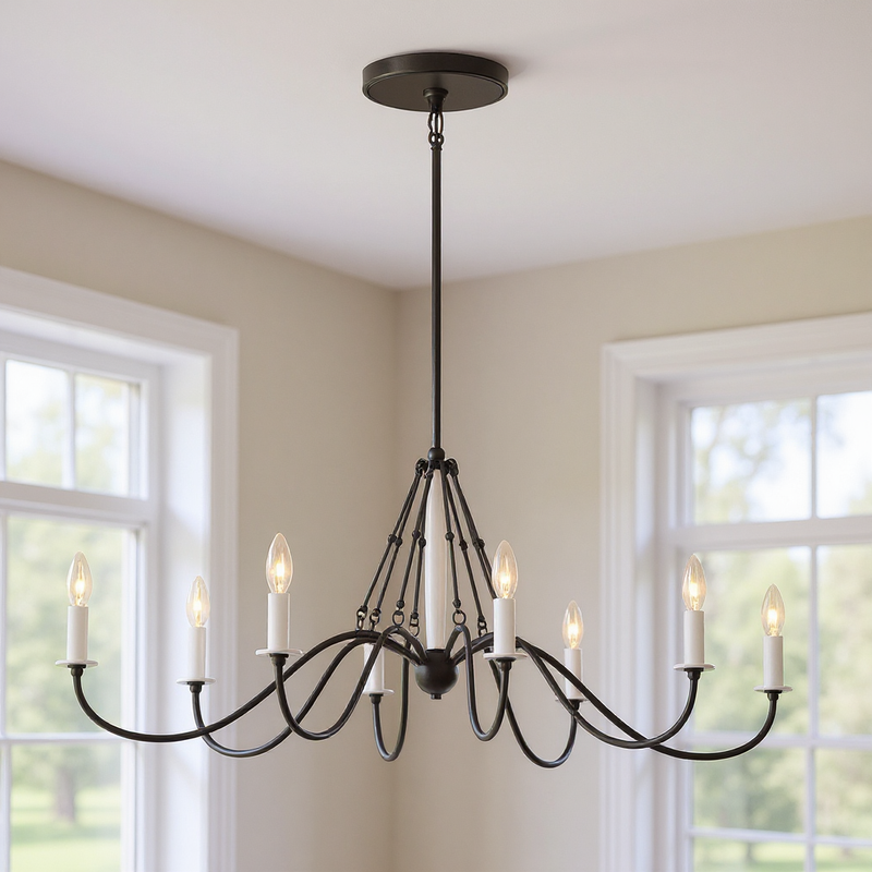 Freesia Eight Light Chandelier