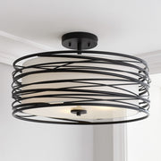 Spiral Semi-Flush Mount