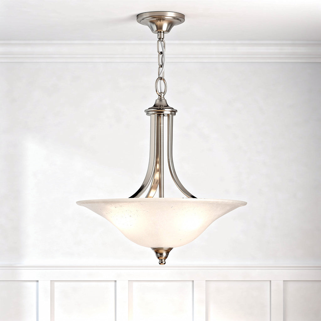 Dover Three Light Pendant/Semi Flush Mount