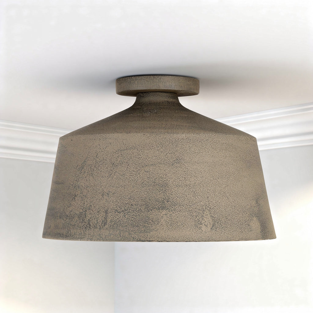 Quarry Semi Flush Mount