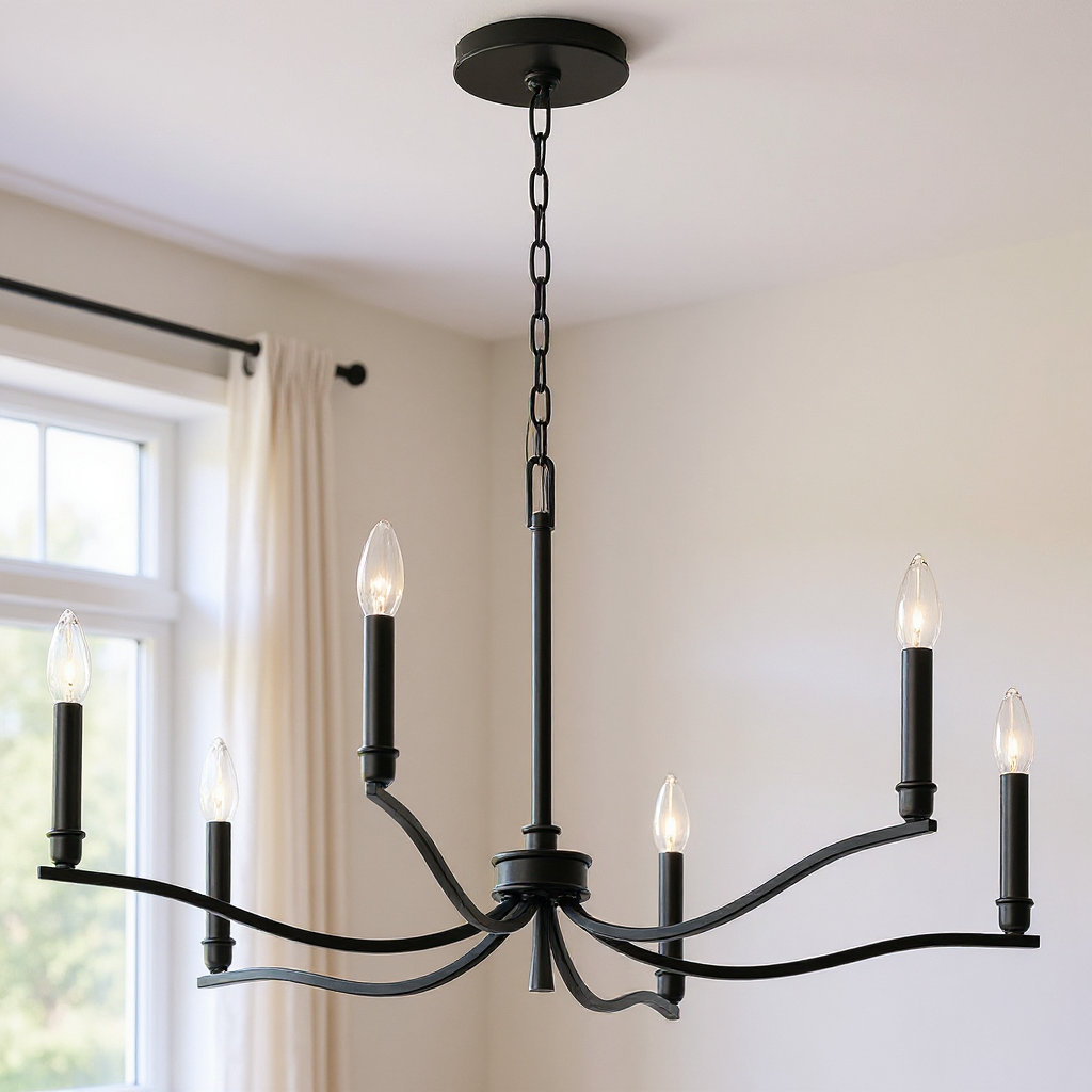 Malene Six Light Chandelier