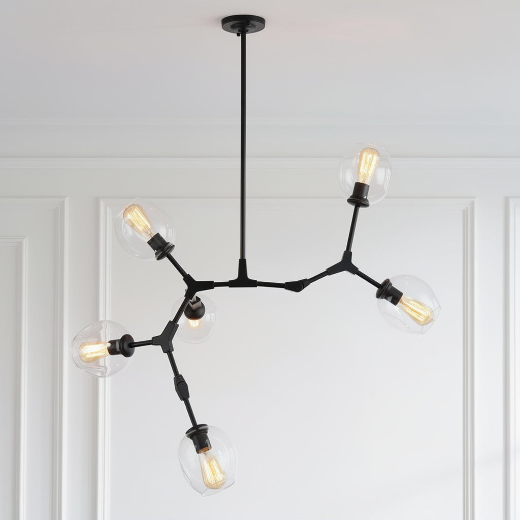 Organic Five Light Chandelier