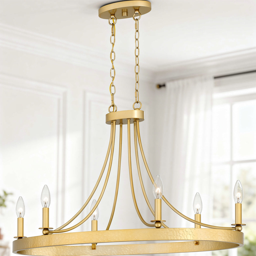 Aspyn Six Light Island Chandelier