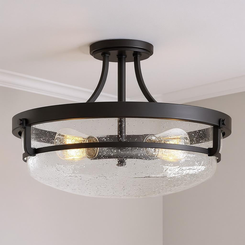 Outpost Four Light Semi-Flush Mount