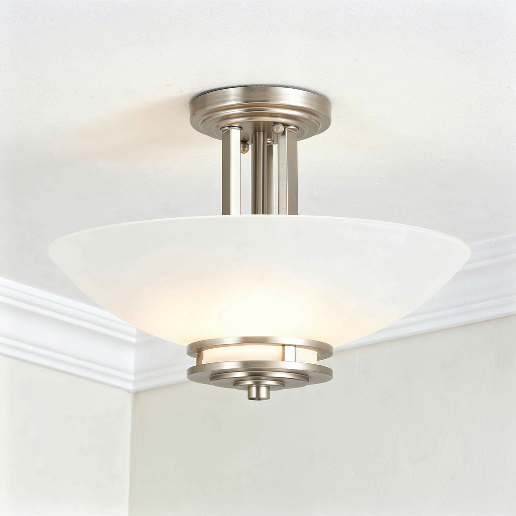 Hendrik Two Light Semi Flush Mount