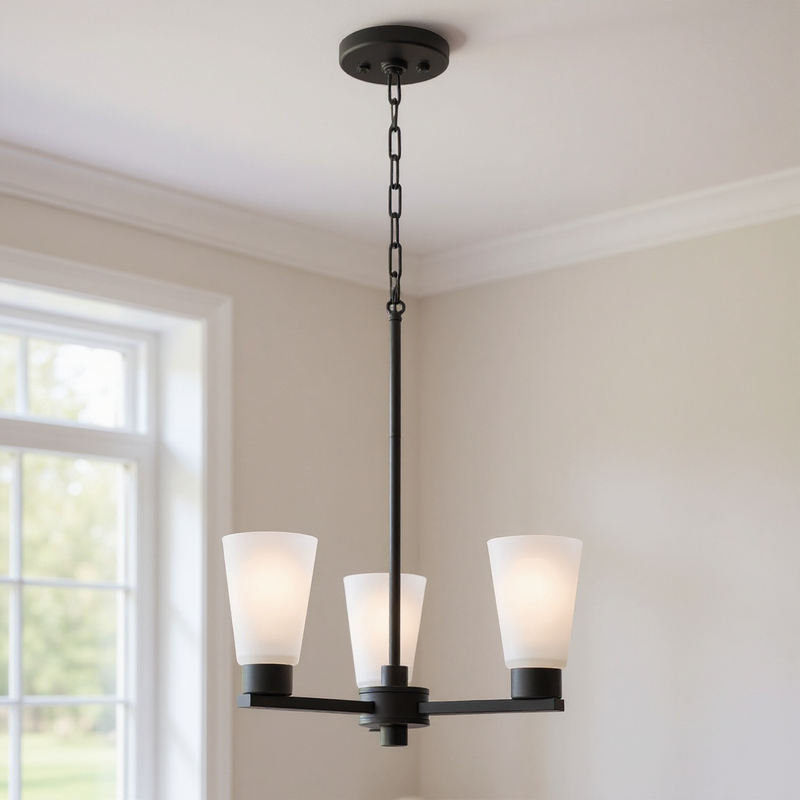 Stamos Three Light Chandelier