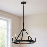 Emmala Six Light Chandelier