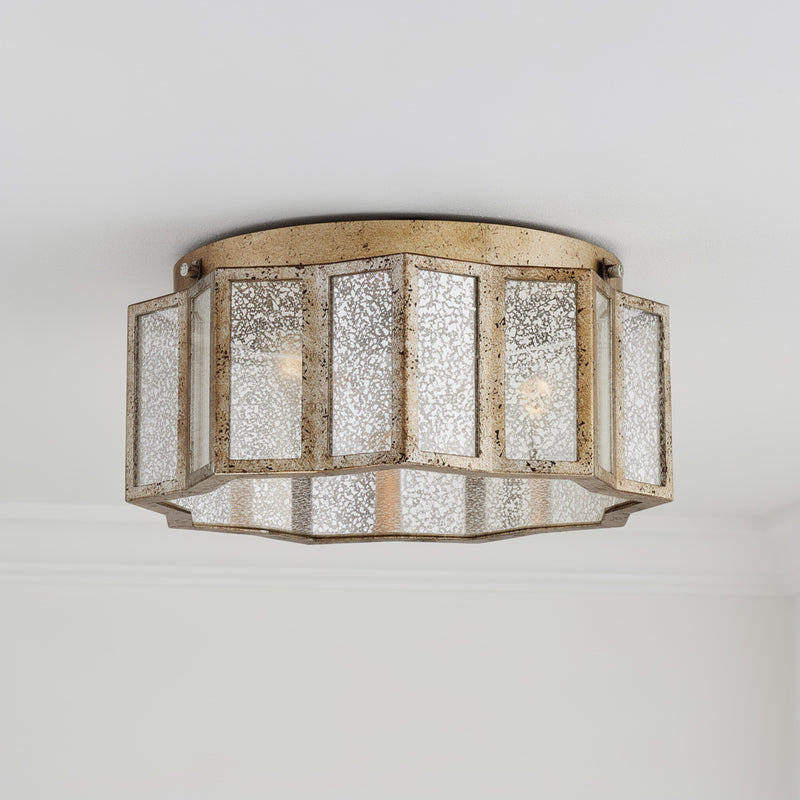 Shrine Three Light Flush Mount