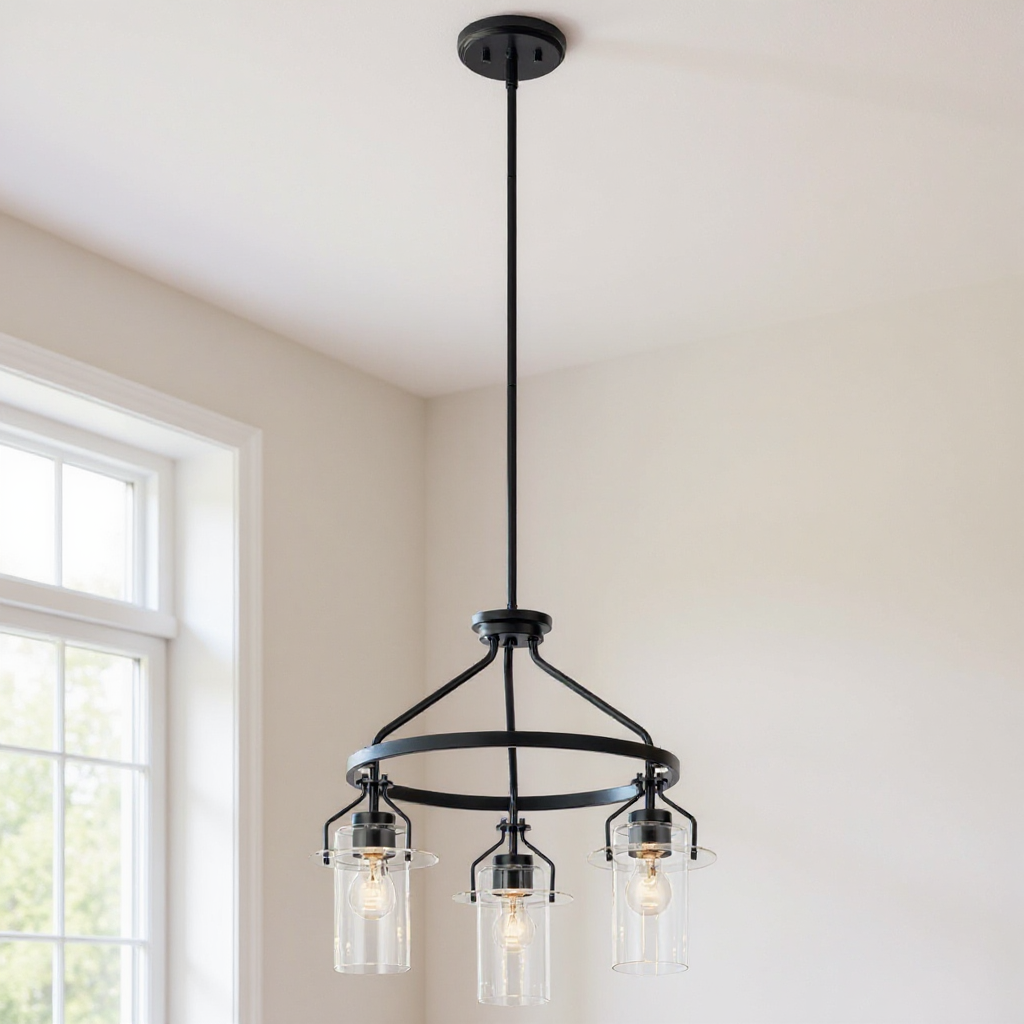 Everett Three Light Chandelier