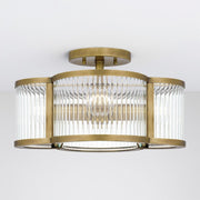 Aster Four Light Semi-Flush Mount